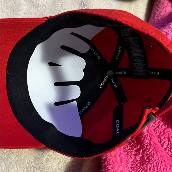 Coach Bright Red Cap - Picture 2 of 3